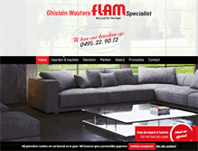 Tablet Screenshot of flam-wauters.com